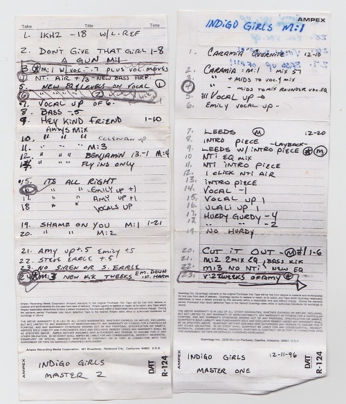 AR.1996 Most of our days in 1996 were spent working on Shaming of the Sun, which was released the next year in 1997. We were coming off of a big year, diving into a new record and not totally sure of our direction, but we knew that we wanted to veer...