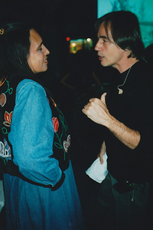 Winona LaDuke and Jackson Browne Honor the Earth 2000